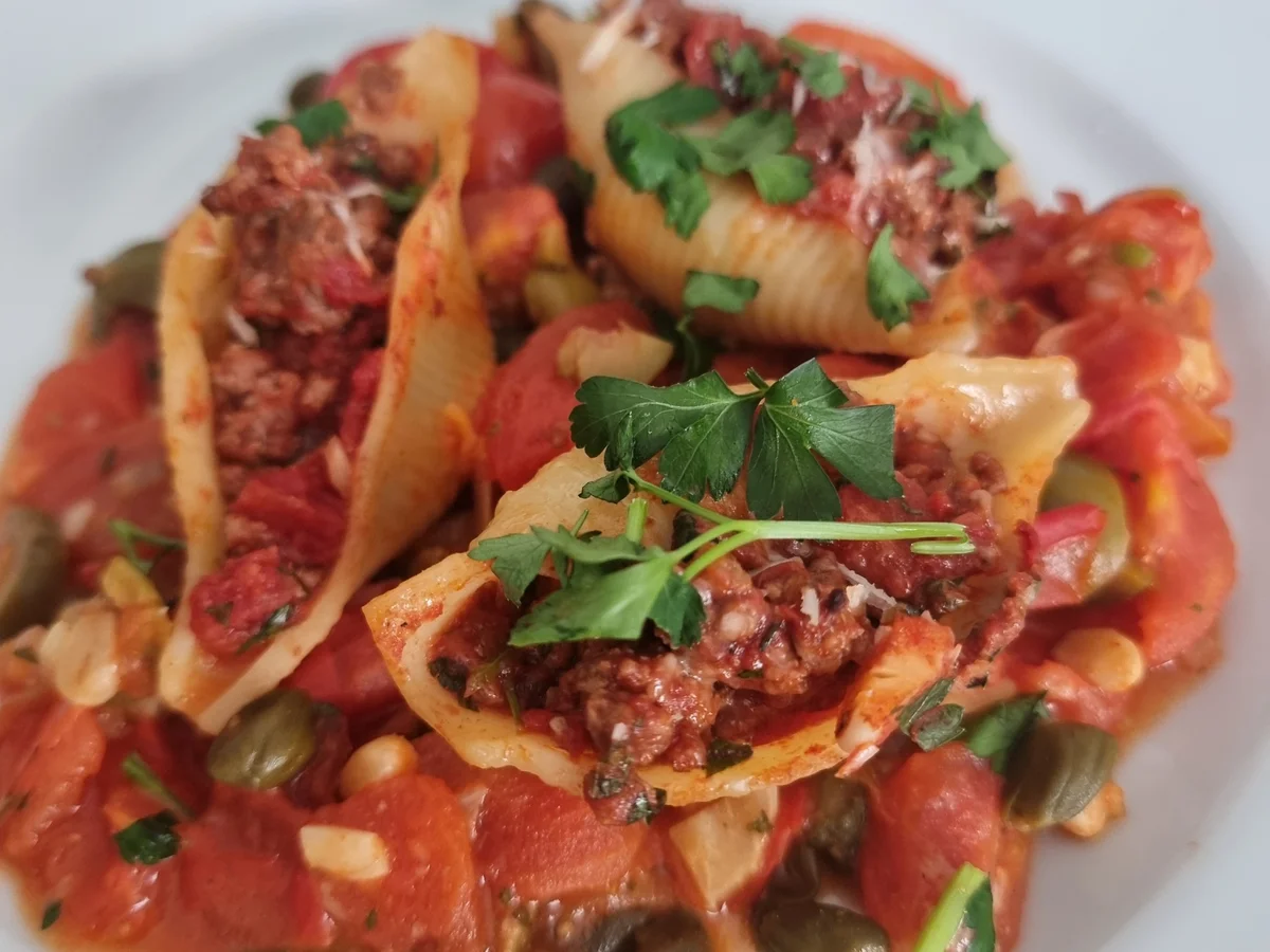 Gefüllte Muschelnudeln - Rezept - Bild Nr. 17314