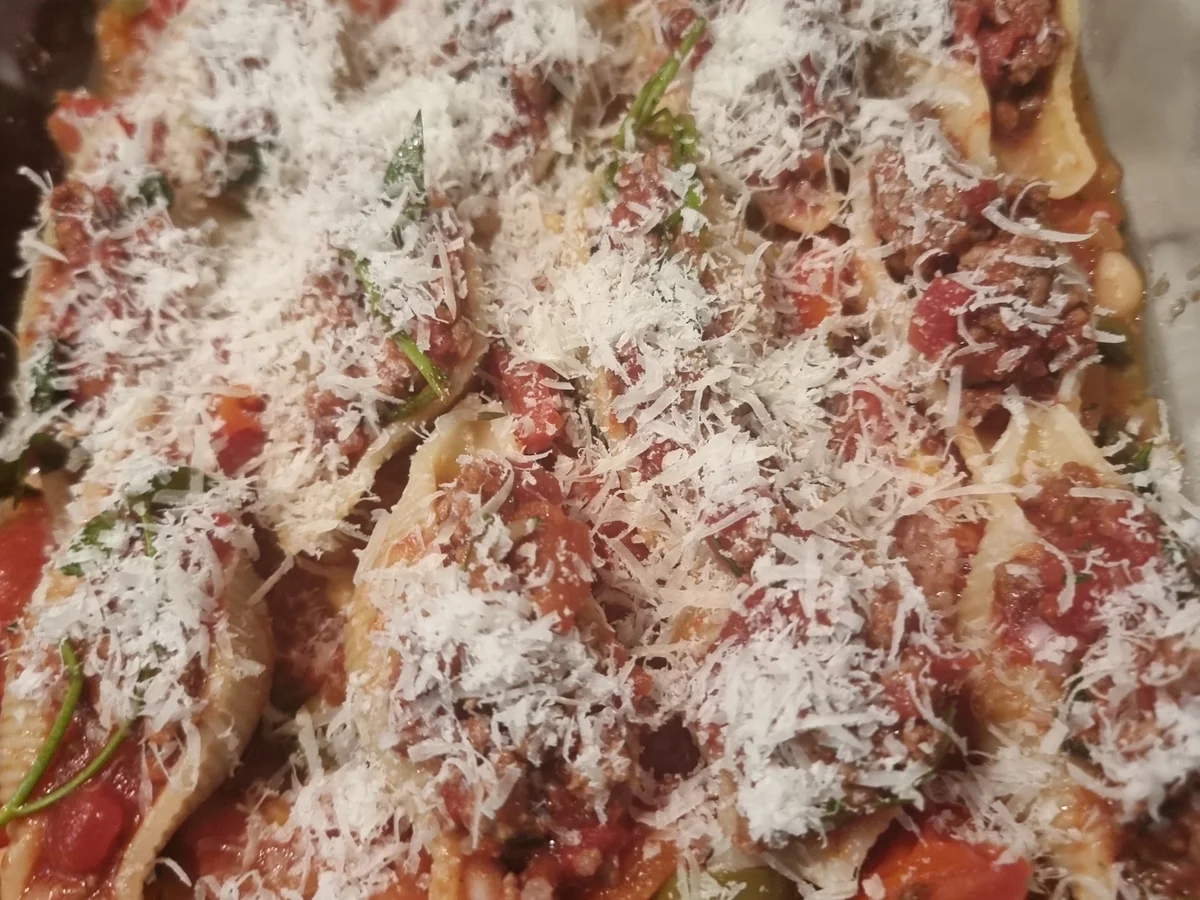 Gefüllte Muschelnudeln - Rezept - Bild Nr. 17331