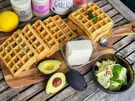 BiNe` S GRIECHISCHE WAFFELN MIT AVOCADO DIP - Rezept - Bild Nr. 17319