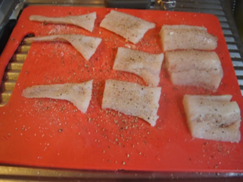 Rezept: Knusper-Fischfilet mit Spargel und Drillingen Bild Nr. 4 Knusper-Fischfilet mit Spargel und Drillingen - Rezept - Bild Nr. 4