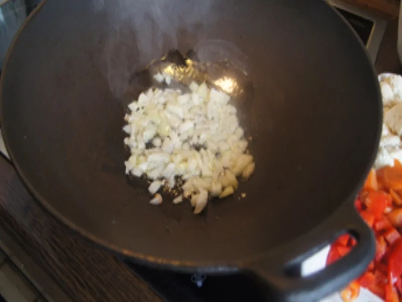 Rezept: Blumenkohlcurry mit Paprika, Möhren, Zwiebel und Kidneybohnen Bild Nr. 5 Blumenkohlcurry mit Paprika, Möhren, Zwiebel und Kidneybohnen - Rezept - Bild Nr. 5