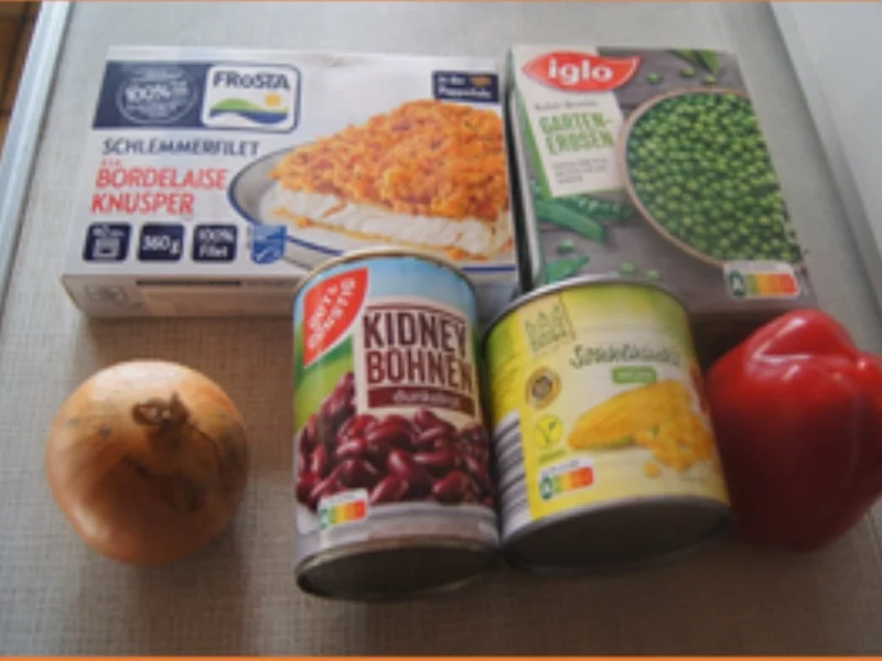 Rezept: Fischfilet Bordelais mit Röstzwiebeln und Gemüsewok mexikanischer Art Bild Nr. 3 Fischfilet Bordelais mit Röstzwiebeln und Gemüsewok mexikanischer Art - Rezept - Bild Nr. 3