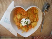 Blumenkohl-Möhren-Linsen-Datteln-Curry im Wok - Rezept - Bild Nr. 17323