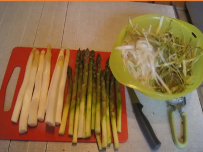 Spargelduo mit Prager Schinken und Salzkartoffeln - Rezept - Bild Nr. 3