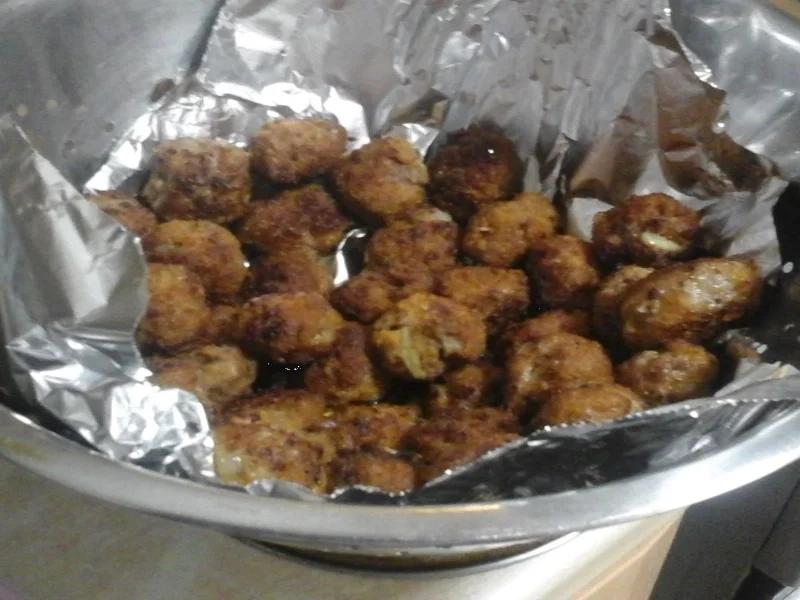 Birani mit Basmatireis, Hähnchenbrustfilet, Gemüsemix, Ei und Mettbällchen - Rezept - Bild Nr. 17341