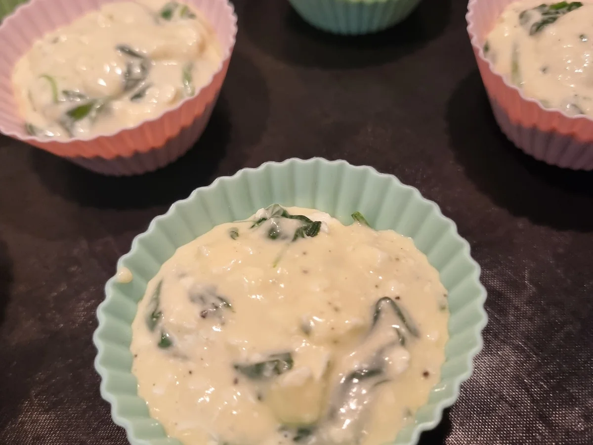 Spinat-Feta-Muffins - Rezept - Bild Nr. 17335