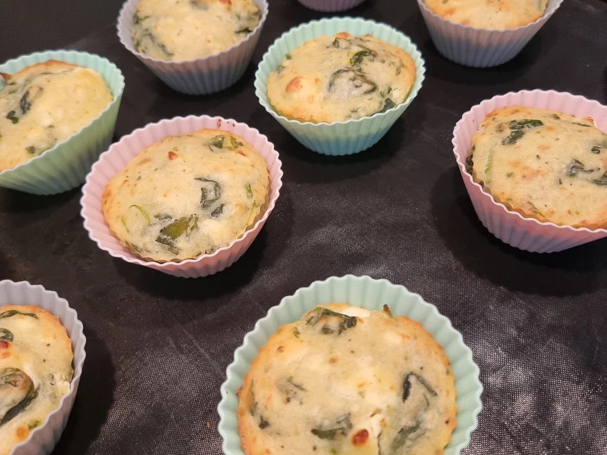 Spinat-Feta-Muffins - Rezept - Bild Nr. 17336