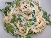 Rucola-Creme-fraiche-Sahne-Spaghetti - Rezept - Bild Nr. 17328