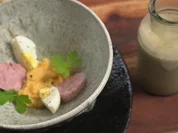 Sauermehlsuppe mit Weißwurst und Speck - Rezept - Bild Nr. 17328