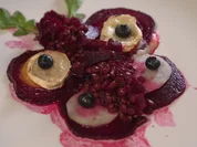 Linsen-Rote-Bete-Salat mit Blaubeeren und überbackenem Ziegenkäse - Rezept - Bild Nr. 17329