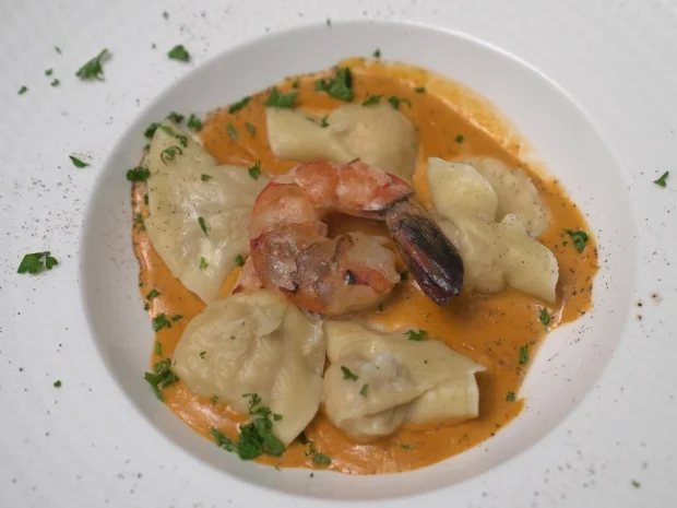 Rezept: Tortellini mit argentinischen Rotgarnelen Bild Nr. 17338 Tortellini mit argentinischen Rotgarnelen - Rezept - Bild Nr. 17338