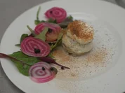 Pilzrisotto mit Ricotta-Creme und Balsamico-Perlen - Rezept - Bild Nr. 17338