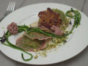 Ravioli mit Weißwein-Soße und Zucchini-Streifen - Rezept - Bild Nr. 2