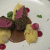 Rehrücken mit Kartoffelpüree, Steinpilzsoße und Johannisbeergel - Rezept - Bild Nr. 2