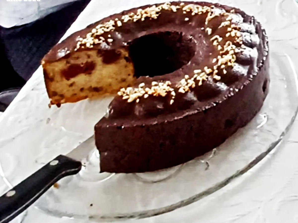 Rührkuchen mit Kirschen und Schokolade - Rezept - Bild Nr. 17345