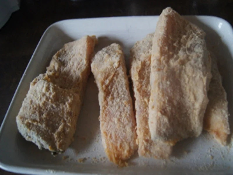 Gebratener Karpfen mit vegetarischen Kartoffelsalat tschechischer Art - Rezept - Bild Nr. 17340