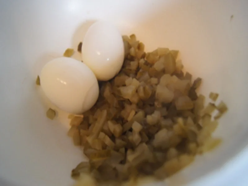 Gebratener Karpfen mit vegetarischen Kartoffelsalat tschechischer Art - Rezept - Bild Nr. 17344