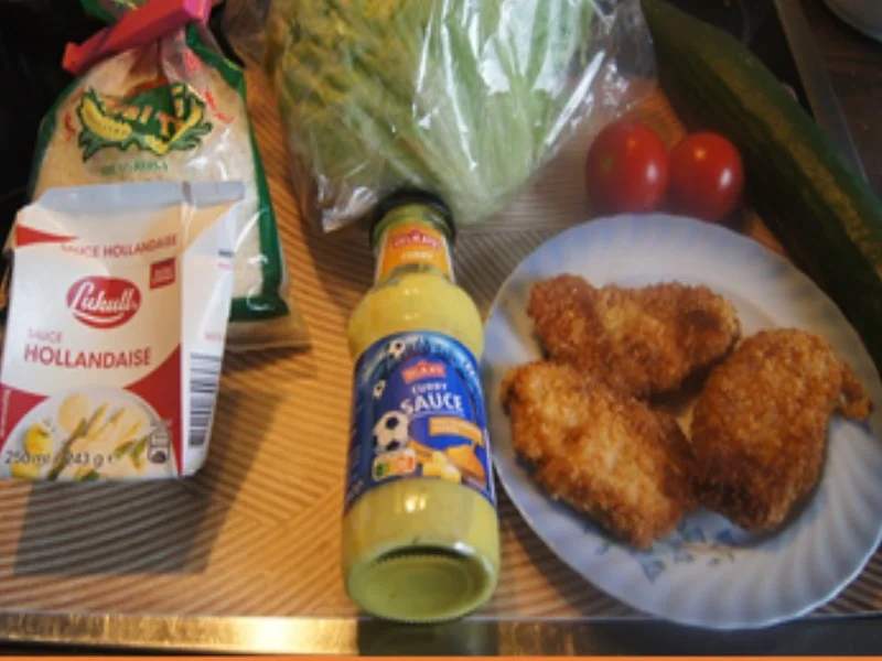 Rezept: Schweinefiletschnitzel mit Jasmin-Reis und gemischten Salat Bild Nr. 3 Schweinefiletschnitzel mit Jasmin-Reis und gemischten Salat - Rezept - Bild Nr. 3