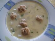 Spargel-Sahne-Suppe mit Kohlrabi-und Mettbällchen-Einlage - Rezept - Bild Nr. 2