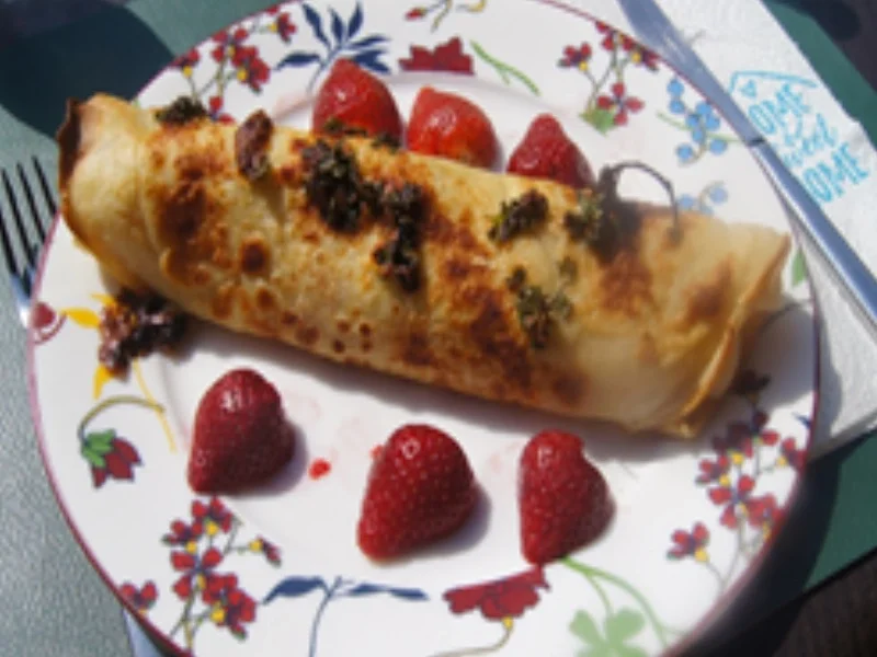 Spargel mit Schinken im Crêpe - Rezept - Bild Nr. 17338