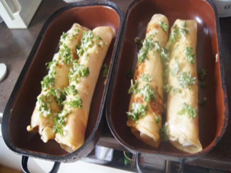 Spargel mit Schinken im Crêpe - Rezept - Bild Nr. 17349