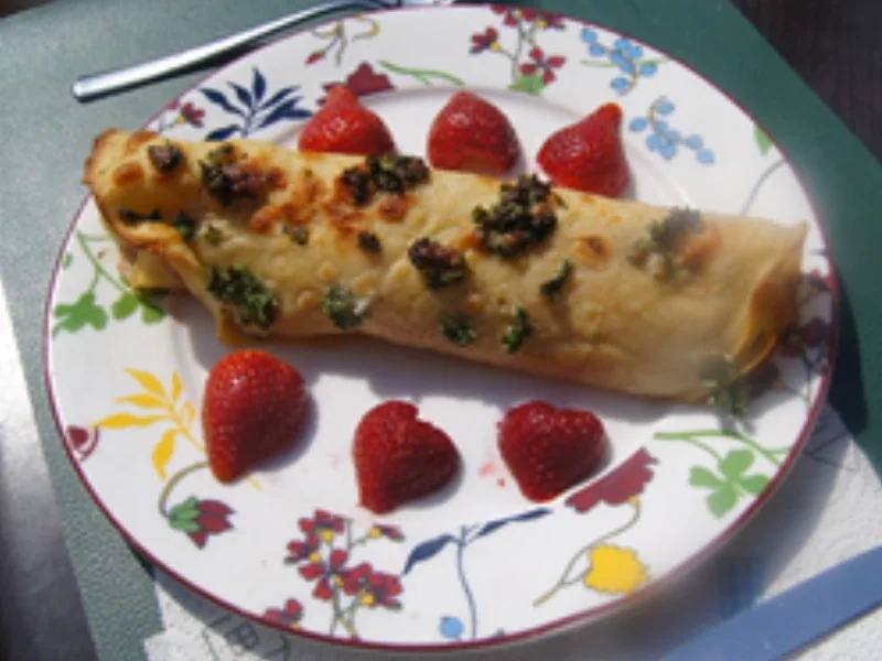 Spargel mit Schinken im Crêpe - Rezept - Bild Nr. 17352