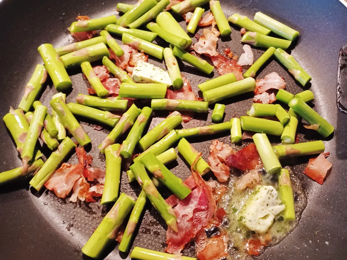 Spargel Carbonara - Rezept - Bild Nr. 17341