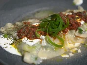 Ashak mit Kurkuma-Knoblauch-Öl - Rezept - Bild Nr. 17344