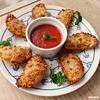 Panierte Teigtaschen aus der Heißluftfritteuse - Rezept - Bild Nr. 2