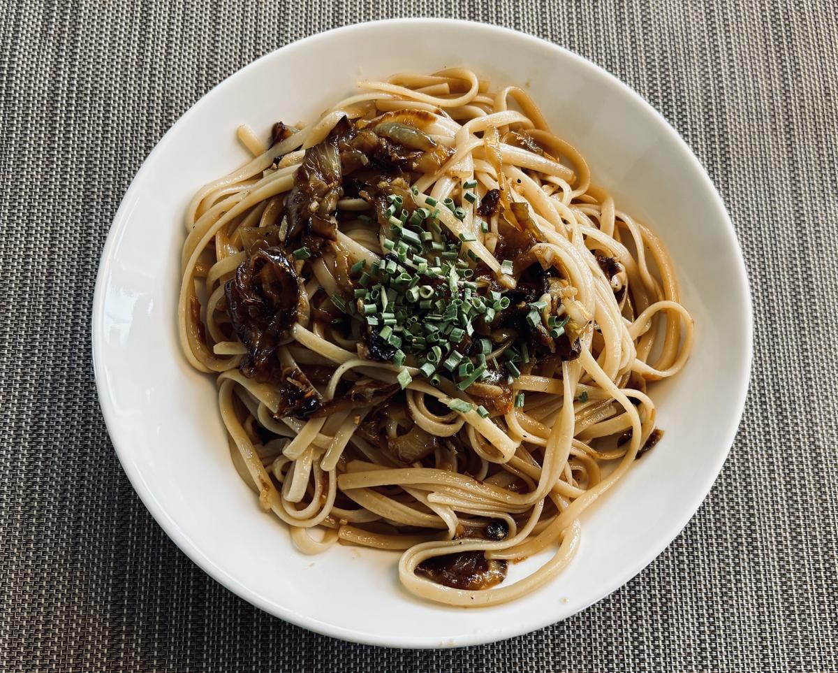Vegane Zwiebel-Pasta - Rezept - Bild Nr. 2