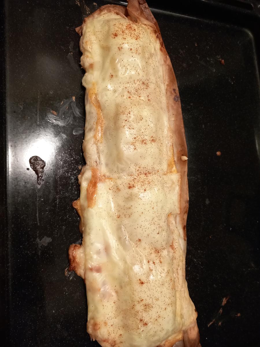 Schnelle Maultaschen Blätterteigrolle - Rezept - Bild Nr. 17356