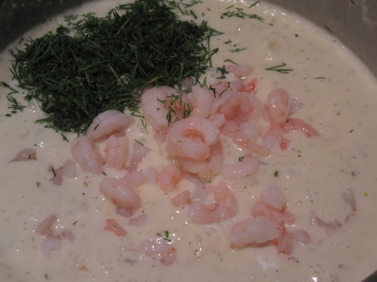 Rezept: Eier - Eier mit Dill-Krabben-Soße Bild Nr. 17360 Eier - Eier mit Dill-Krabben-Soße - Rezept - Bild Nr. 17360