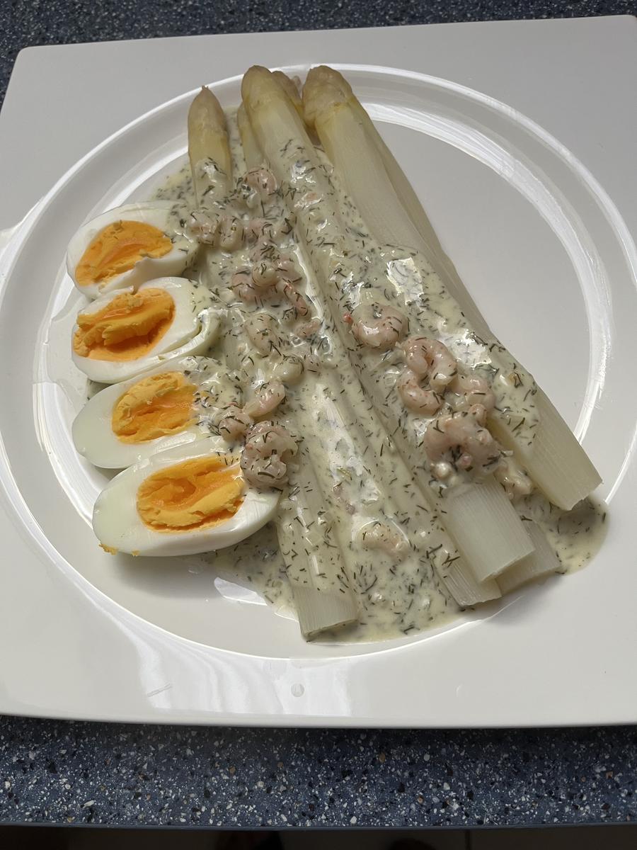Eier - Eier mit Dill-Krabben-Soße - Rezept - Bild Nr. 17361