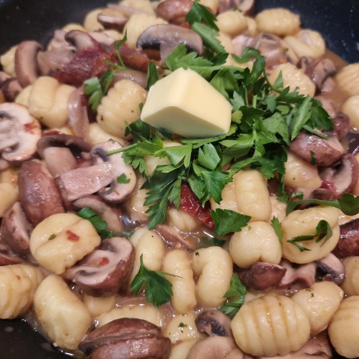 Gnocchi-Champignon-Pfanne - Rezept - Bild Nr. 17363