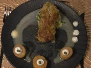 Rezept: Kalbsroulade mit Zucchinispaghetti und Fondant-Kartoffeln Bild Nr. 17358 Kalbsroulade mit Zucchinispaghetti und Fondant-Kartoffeln - Rezept - Bild Nr. 17358
