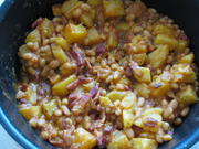 Kartoffel-Pfanne mit Ananas, Baked beans und Bacon - Rezept - Bild Nr. 17358