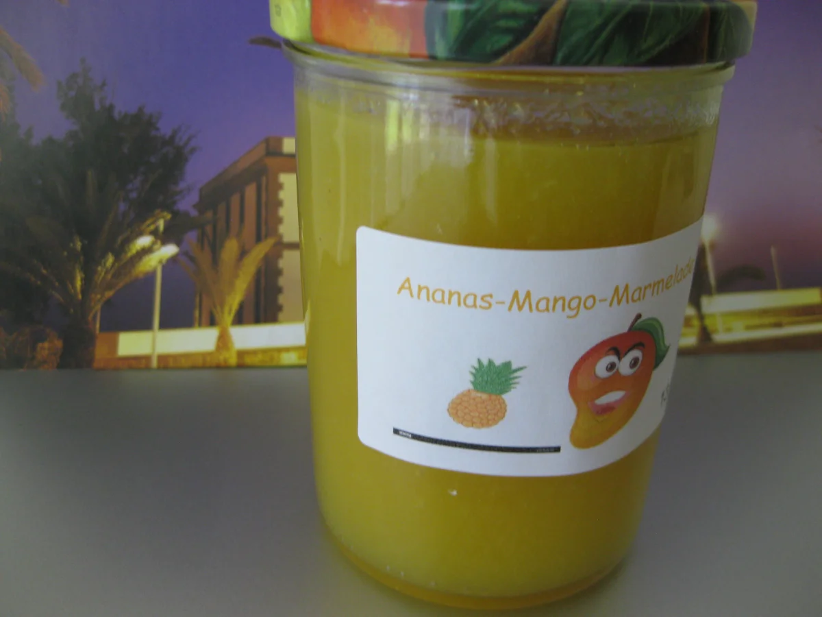 Rezept: Ananas-Mango-Marmelade Bild Nr. 17370 Ananas-Mango-Marmelade - Rezept - Bild Nr. 17370