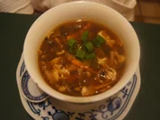 Sichuan scharf-saure Suppe mit Gemüse und Ei - Rezept - Bild Nr. 2