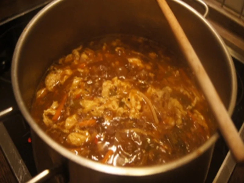 Sichuan scharf-saure Suppe mit Gemüse und Ei - Rezept - Bild Nr. 9