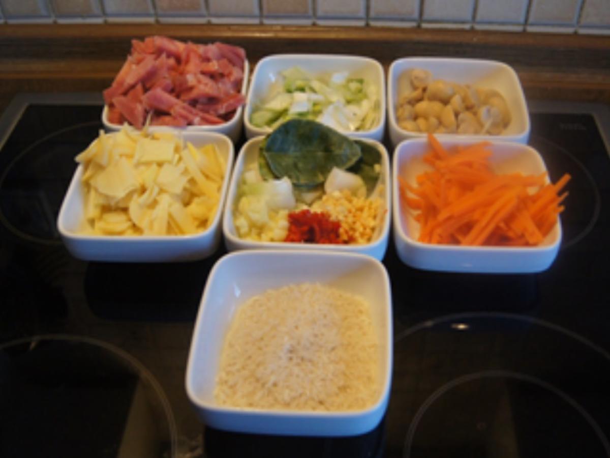 Schweinefiletcurry mit Gemüse und Basmatireis - Rezept - Bild Nr. 17393