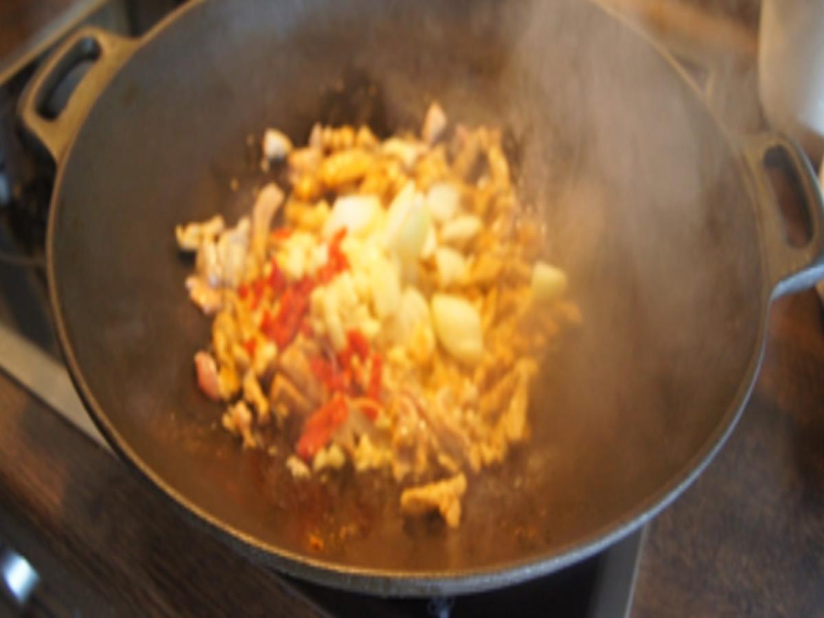 Schweinefiletcurry mit Gemüse und Basmatireis - Rezept - Bild Nr. 17396