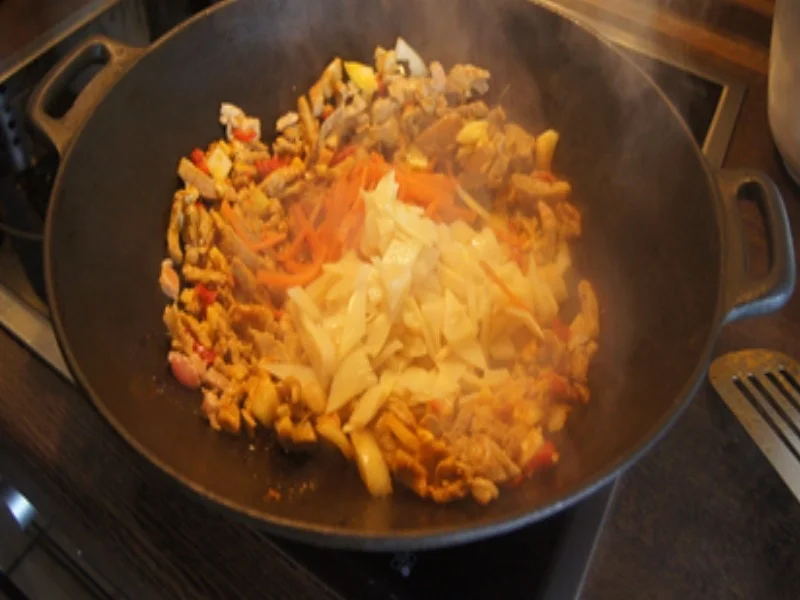 Rezept: Schweinefiletcurry mit Gemüse und Basmatireis Bild Nr. 17397 Schweinefiletcurry mit Gemüse und Basmatireis - Rezept - Bild Nr. 17397