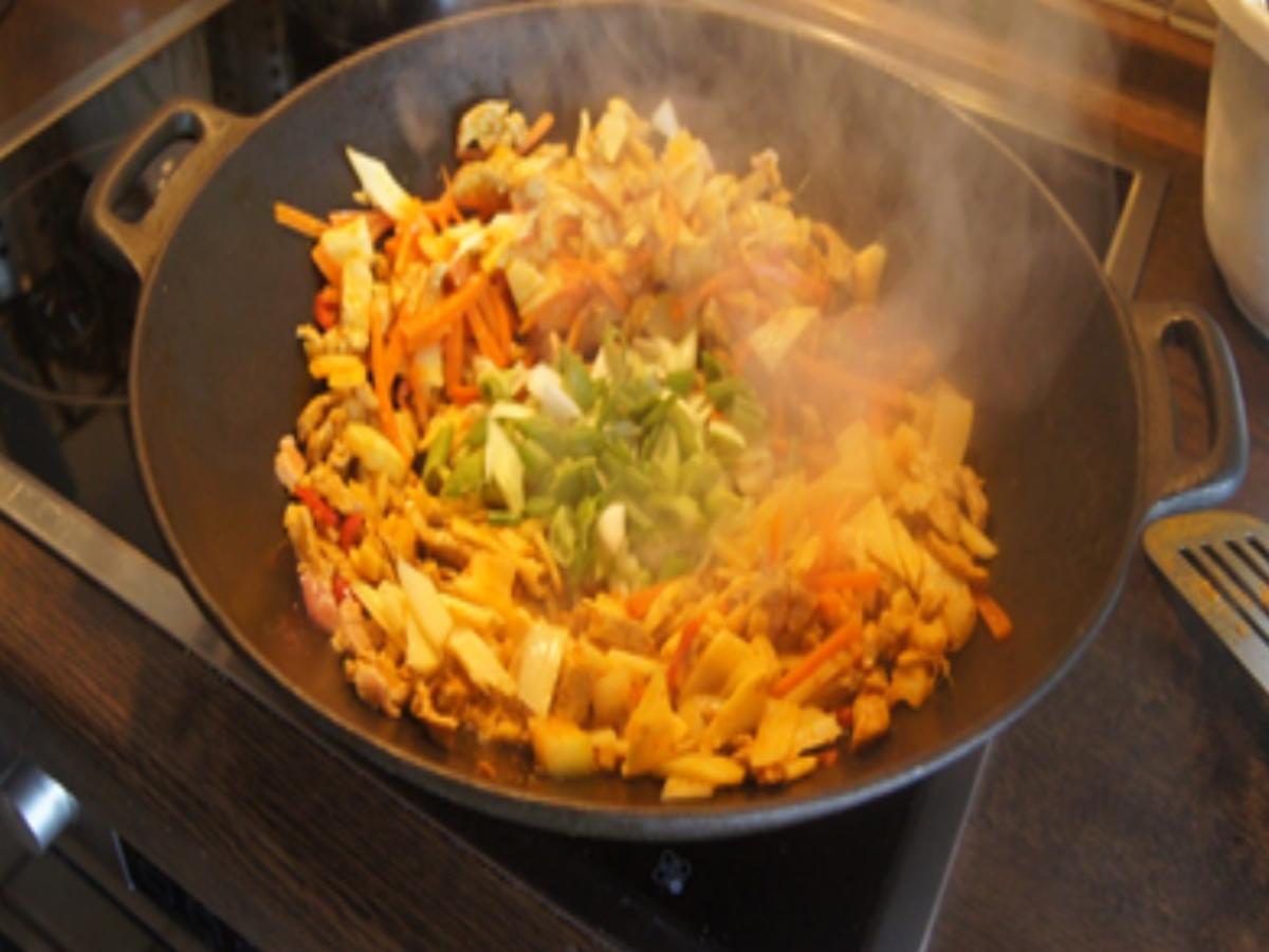 Schweinefiletcurry mit Gemüse und Basmatireis - Rezept - Bild Nr. 17398