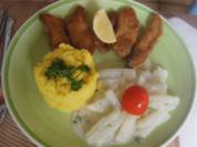 Steinpilzschnitzel mit Rahmkohlrabi und Sellerie-Kartoffel-Stampf - Rezept - Bild Nr. 2