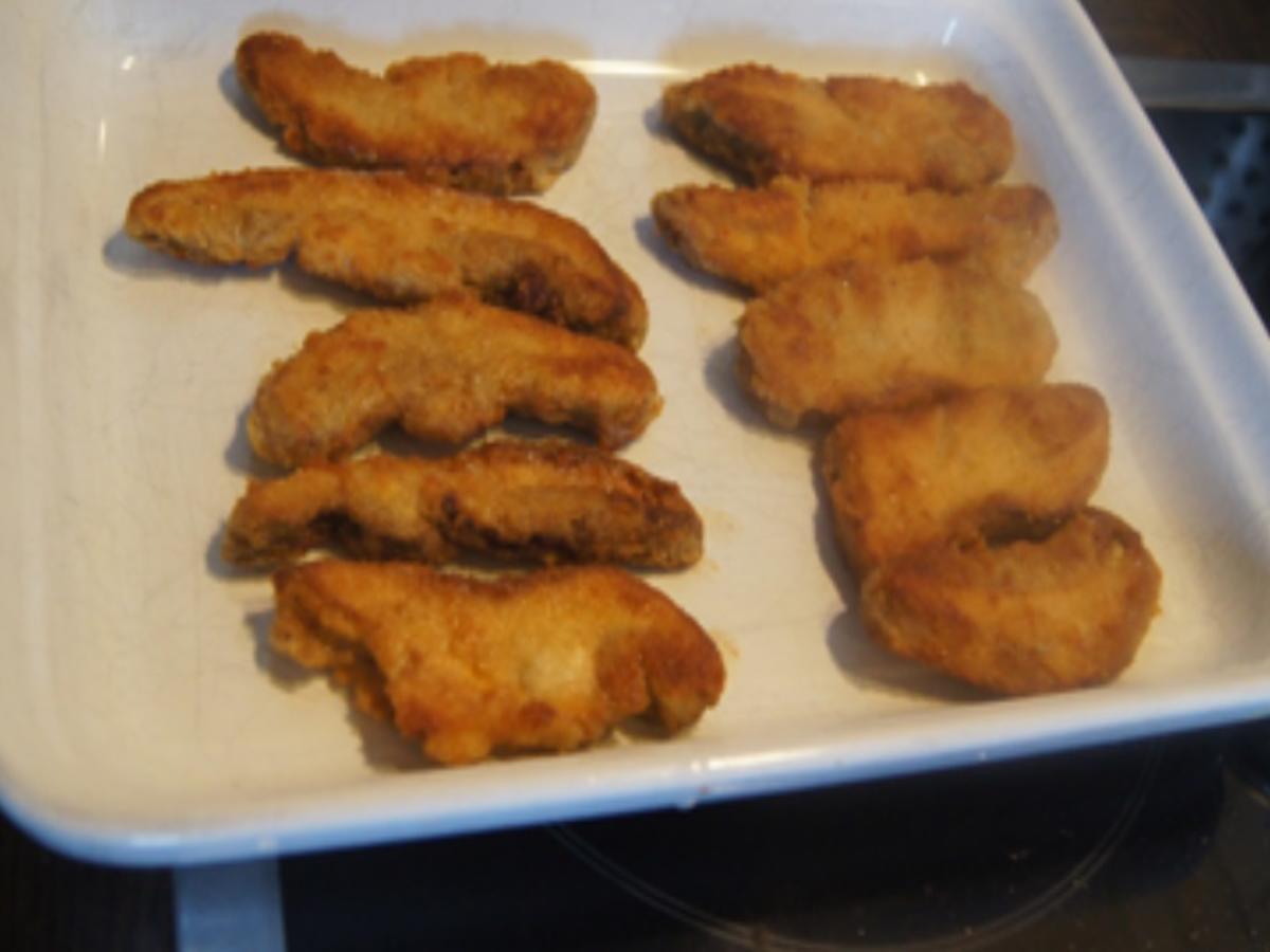 Steinpilzschnitzel mit Rahmkohlrabi und Sellerie-Kartoffel-Stampf - Rezept - Bild Nr. 7