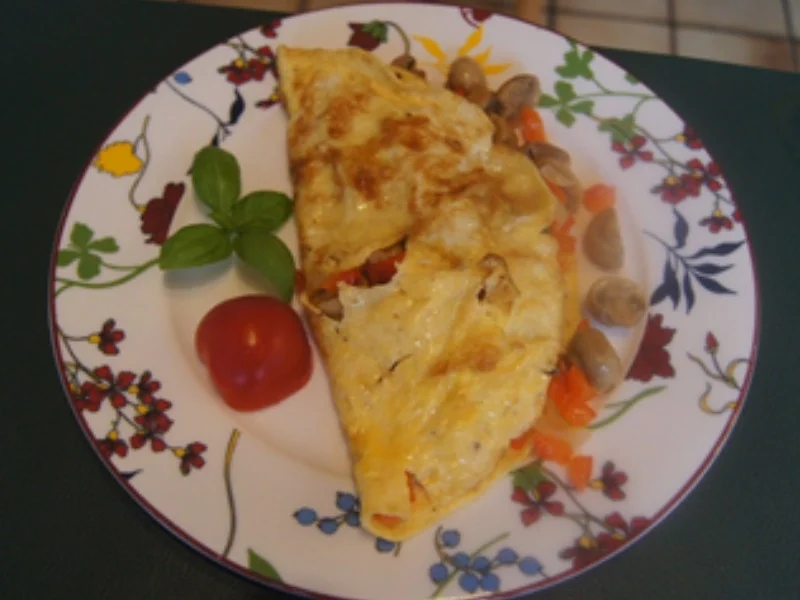 Rezept: Gefülltes Omelett Bild Nr. 2 Gefülltes Omelett - Rezept - Bild Nr. 2