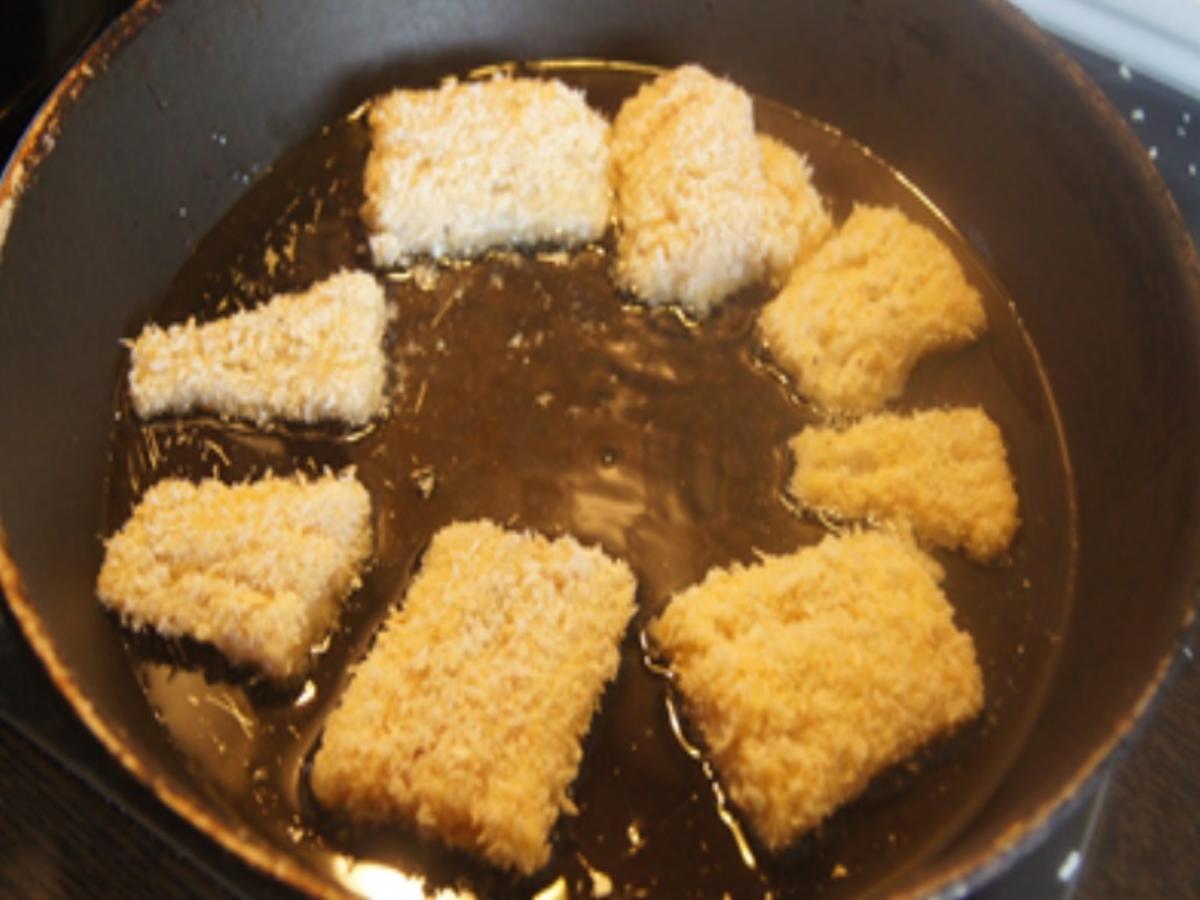 Knusperfisch mit Brokkoli und Möhren-Kartoffel-Stampf - Rezept - Bild Nr. 17392
