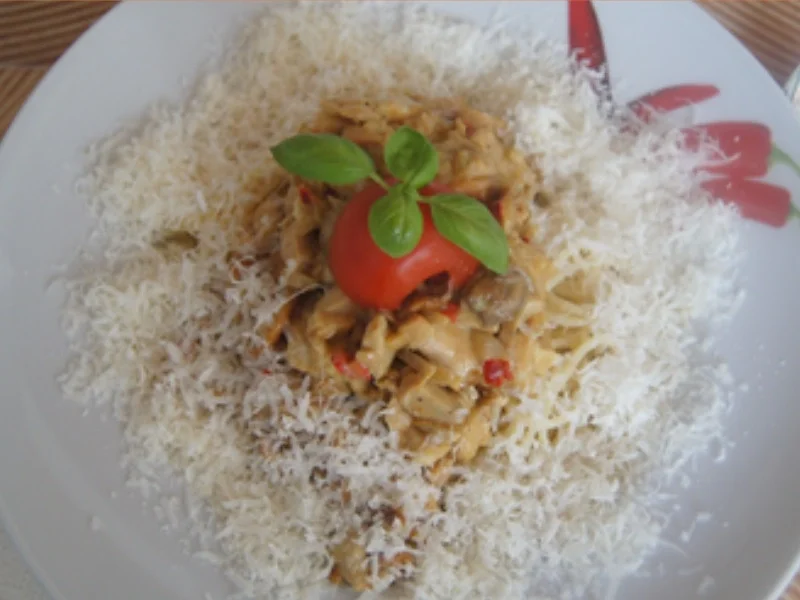 Spaghetti mit herzhafter Steinpilz-Sahne-Sauce - Rezept - Bild Nr. 2