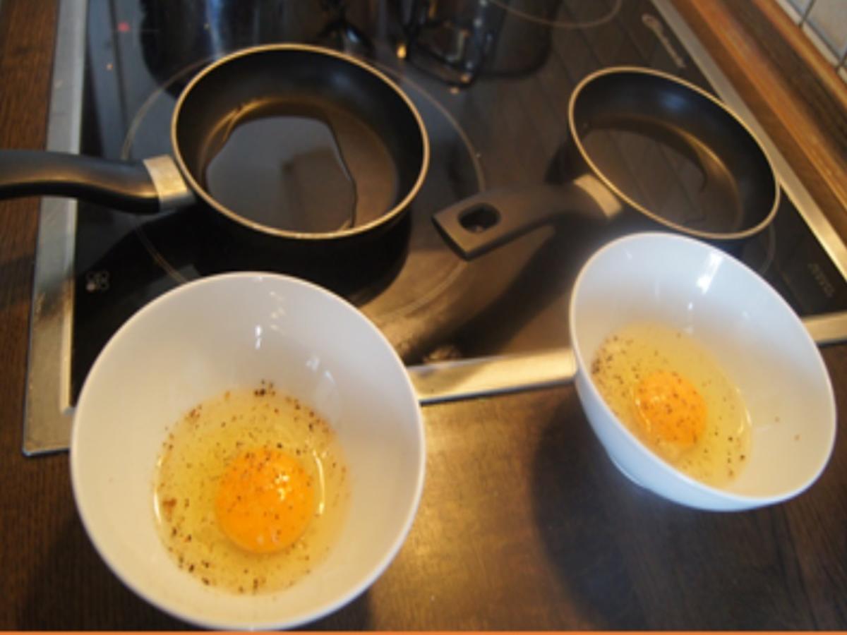 Herzhafter Rahmspinat mit Spiegelei und Kümmel-Pellkartoffeln - Rezept - Bild Nr. 8