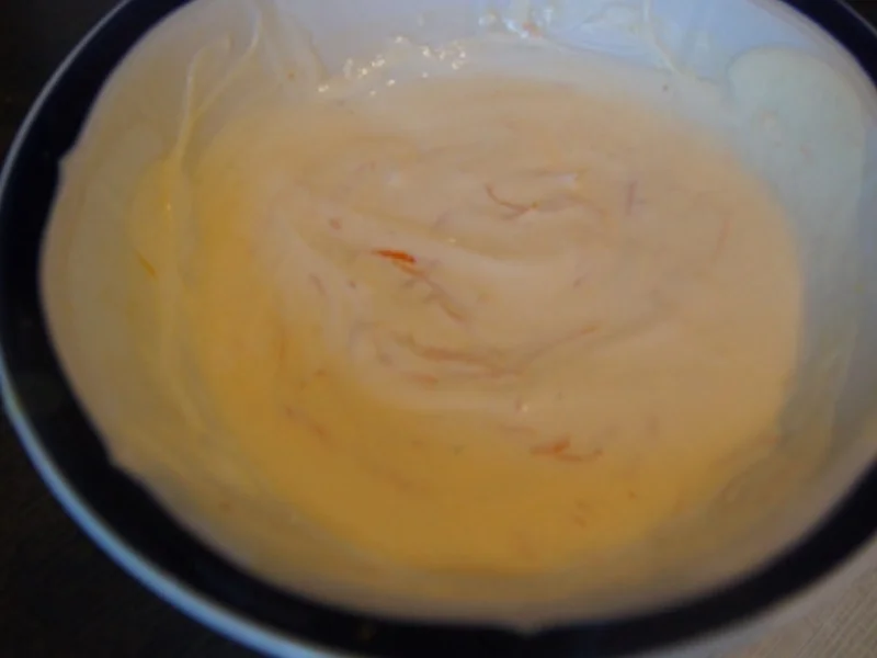 Spargelduo mit Joghurt-Orangen-Sauce und Butter-Frühkartoffeln - Rezept - Bild Nr. 17396